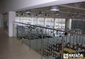 Системы ограждений в проекте Автосалон "Z Моторс" Opel Shevrolet Cadillac