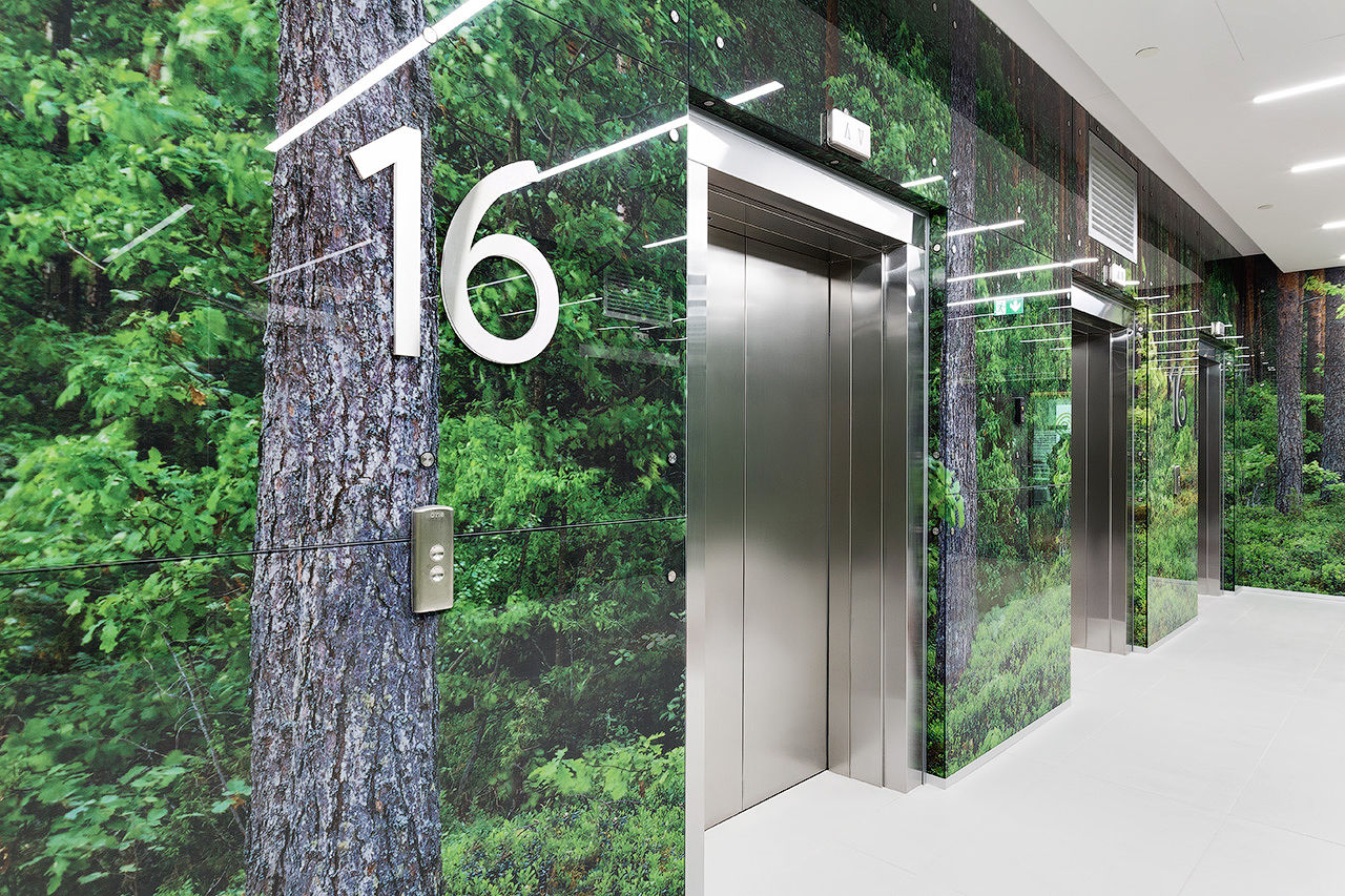 Фото Облицовка стеклом