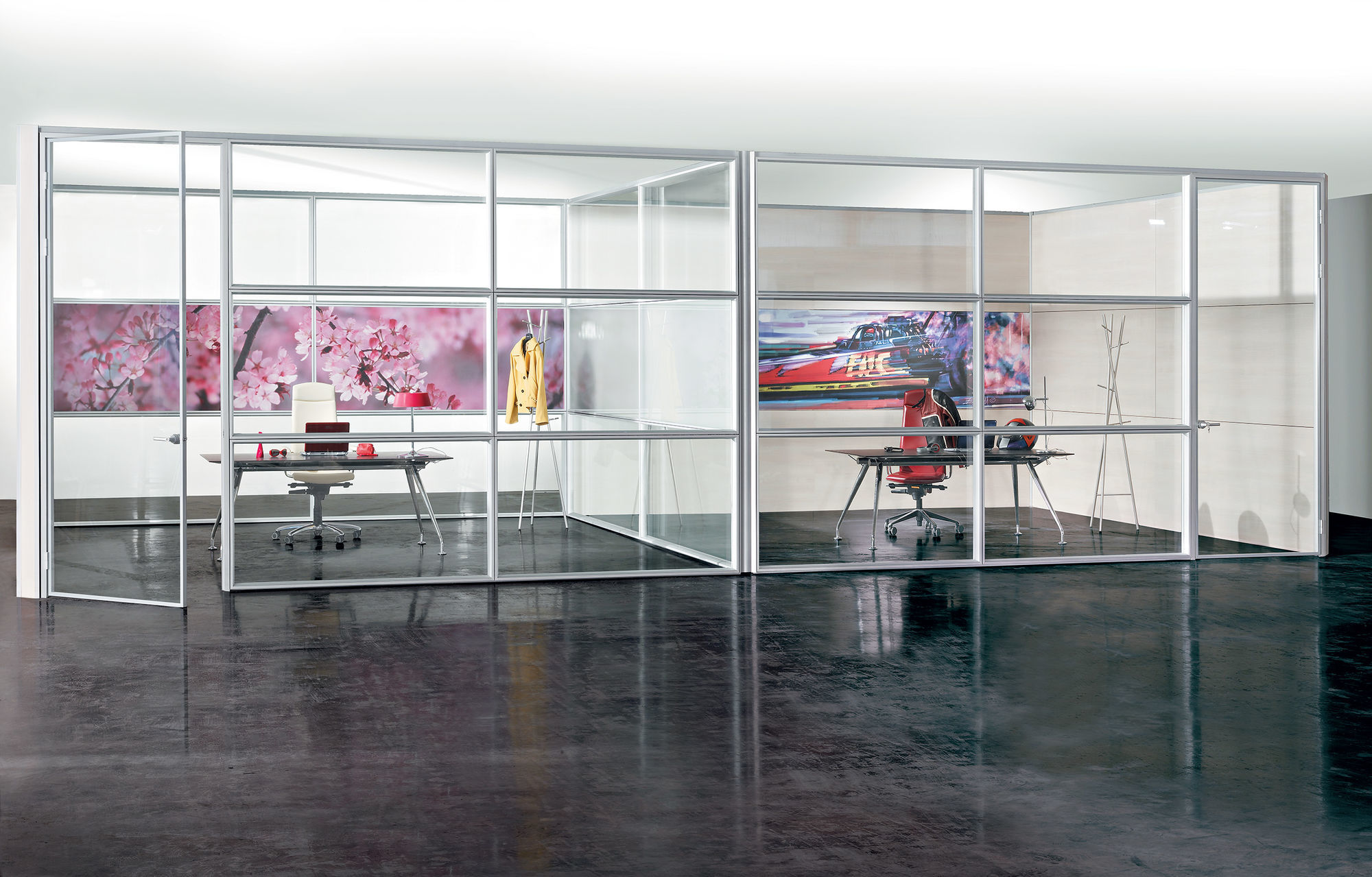 Фото Стеклянные двери Intero N