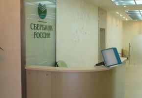 Стойки reception в проекте Сбербанк, офис ул. Кирова