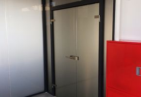 Цельностеклянные двери в проекте ПСК «ДОМ»
