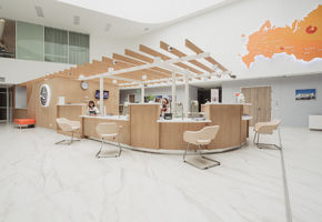 Мебель NAYADA в проекте Оснащение мебелью крупной медицинской клиники в Тюмени.