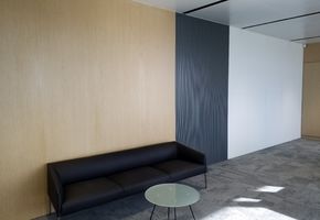Акустические панели и кабины в проекте Перегородки, двери, панели для административно-бытового здания Сибур АБК