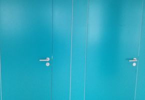 Двери NAYADA-Stels в проекте Перегородки, двери, панели для административно-бытового здания СИБУР