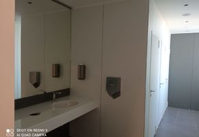 Сантехнические перегородки в проекте Стеновые панели для СИБУР в г.Томск