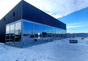 Двери фасадные Nayada-Fasad в проекте Фасадное остекление офиса