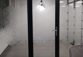 Двери VITRAGE I,II в проекте Перегородки алюминиевые в офисе Билайн