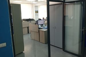 Проект Установка Стационарной перегородки TWIN и дверей Vitero для офиса компании «Газпромнефть» г. Ноябрьск