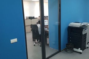 Проект Установка Стационарной перегородки TWIN и дверей Vitero для офиса компании «Газпромнефть» г. Ноябрьск