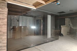 Проект Стационарные перегородки Nayada – Twin и цельностеклянные двери Nayada для офиса - компании «Тензор» г. Екатеринбург