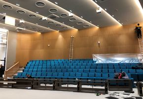 Акустические панели в проекте Здание НТЦ Новатэк вторая очередь