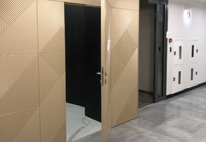 Двери NAYADA-Stels в проекте Здание НТЦ Новатэк вторая очередь