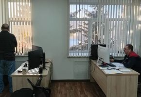 Рулонные шторы и жалюзи в проекте Изготовление вертикальных жалюзи для компании Спутник