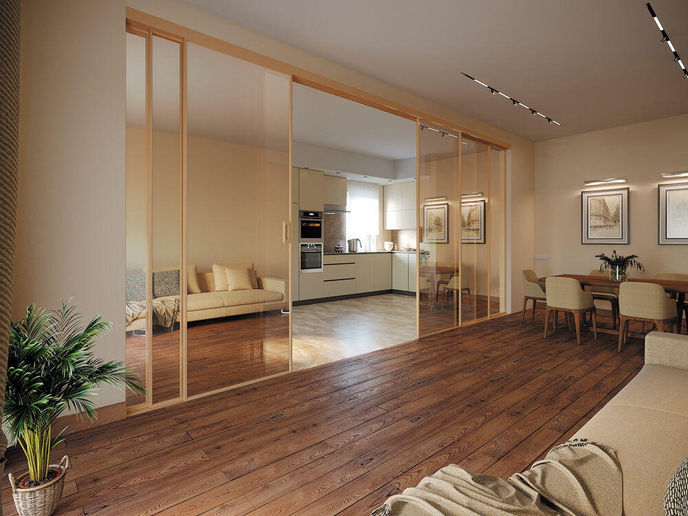 Фото Раздвижные двери Telescopic/Synchro