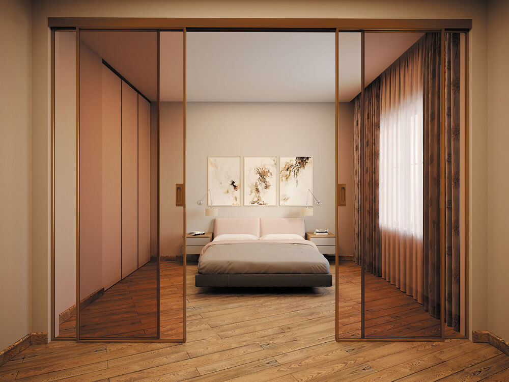 Фото Раздвижные двери Telescopic/Synchro