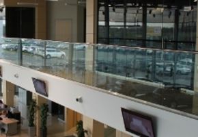 Перегородки в автосалоне Skoda г. Тюмень