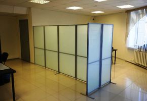 Изготовление мобильных офисных перегородок   в Тюмени   для компании ООО Первый интегратор