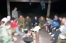 Корпоративный сплав   в  Уральских горах