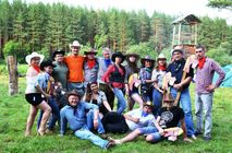 Корпоративный сплав   в  Уральских горах