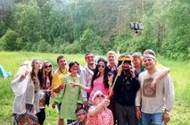 Корпоративный сплав   в  Уральских горах