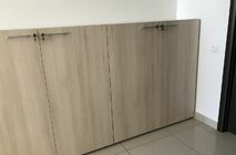 Установка мобильных перегородок и мебели в офисе компании 