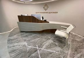 Вклад Nayada в обустройство уникального интерьера в проекте Центра управления здоровьем «Марциаль» в г. Тюмени.
