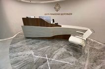 Вклад Nayada в обустройство уникального интерьера в проекте Центра управления здоровьем «Марциаль» в г. Тюмени.