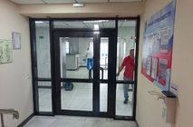 Противопожарная перегородка на объекте «Тюменский нефтепроводный профессиональный колледж» ул. Пермякова 2В.