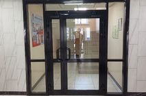 Противопожарная перегородка на объекте «Тюменский нефтепроводный профессиональный колледж» ул. Пермякова 2В.