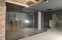 Стационарные перегородки Nayada – Twin и цельностеклянные двери Nayada для офиса - компании «Тензор» г. Екатеринбург